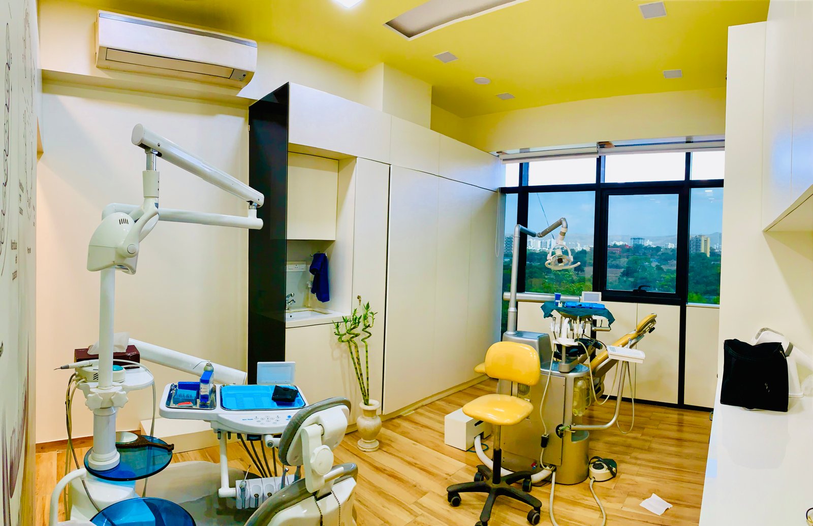 Bright, modern dental treatment room at The Dental Ethics, NIBM Road, Pune